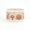 LaRibbons 2 1/2" Wired Ribbon | "Gingerbread House" Natural/Multi | 10 Yard Roll